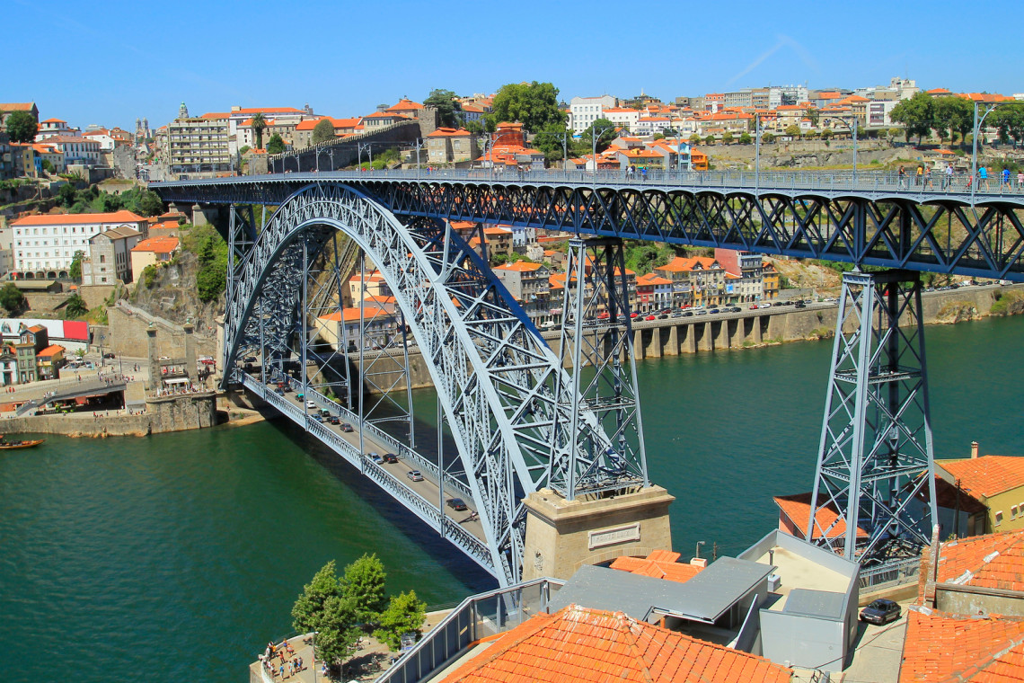 Dom Luis I Bridge in Porto